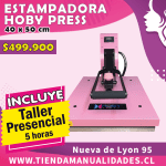 ES240 ESTAMPADORA HOBY PRESS 40 X 50 CM  + TALLER - Entrega Inmediata