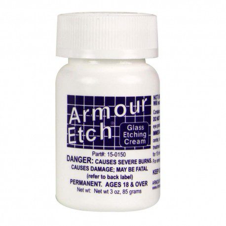 Pasta grabado vidrio profesional Armour Etch -  80 ml--ENTREGA INMEDIATA