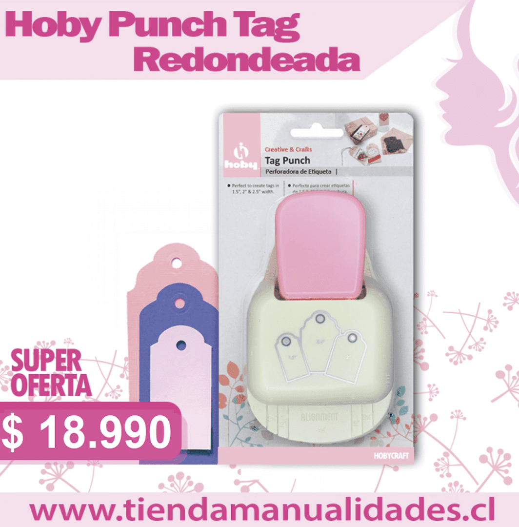HCP 807 Hoby Punch Tag Redondeada