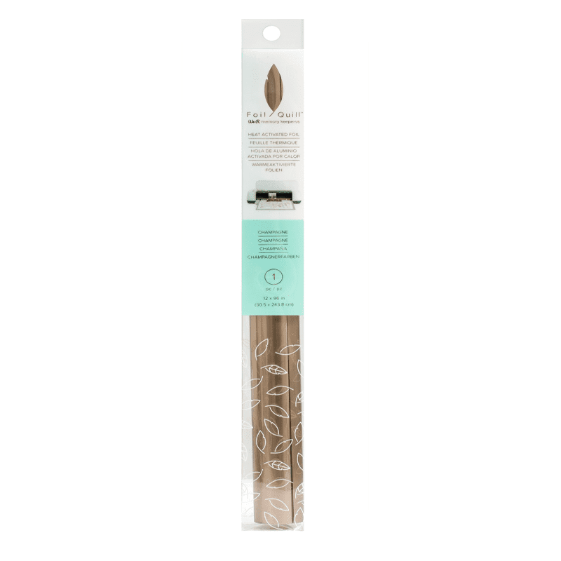 Hoja de Aluminio Activada por calor ( Champagne ) Foil Quill We R Memory Keepers ¡Disponible para entrega inmediata! 30×244 cm