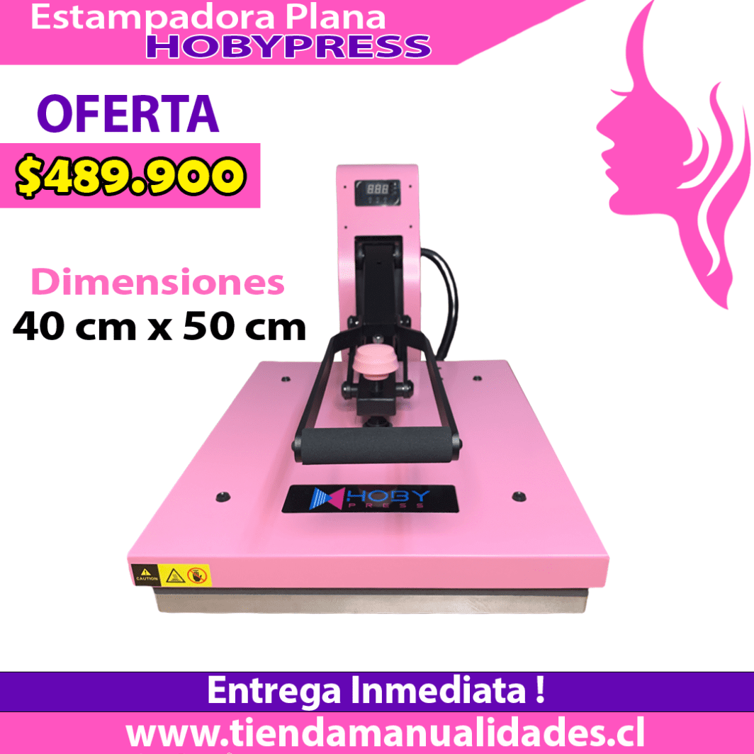 ES235 Estampadora Plana HobyPress 40x50cm -Entrega Inmediata