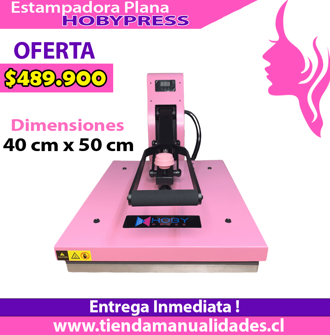 ES235 Estampadora Plana HobyPress 40x50cm -Entrega Inmediata