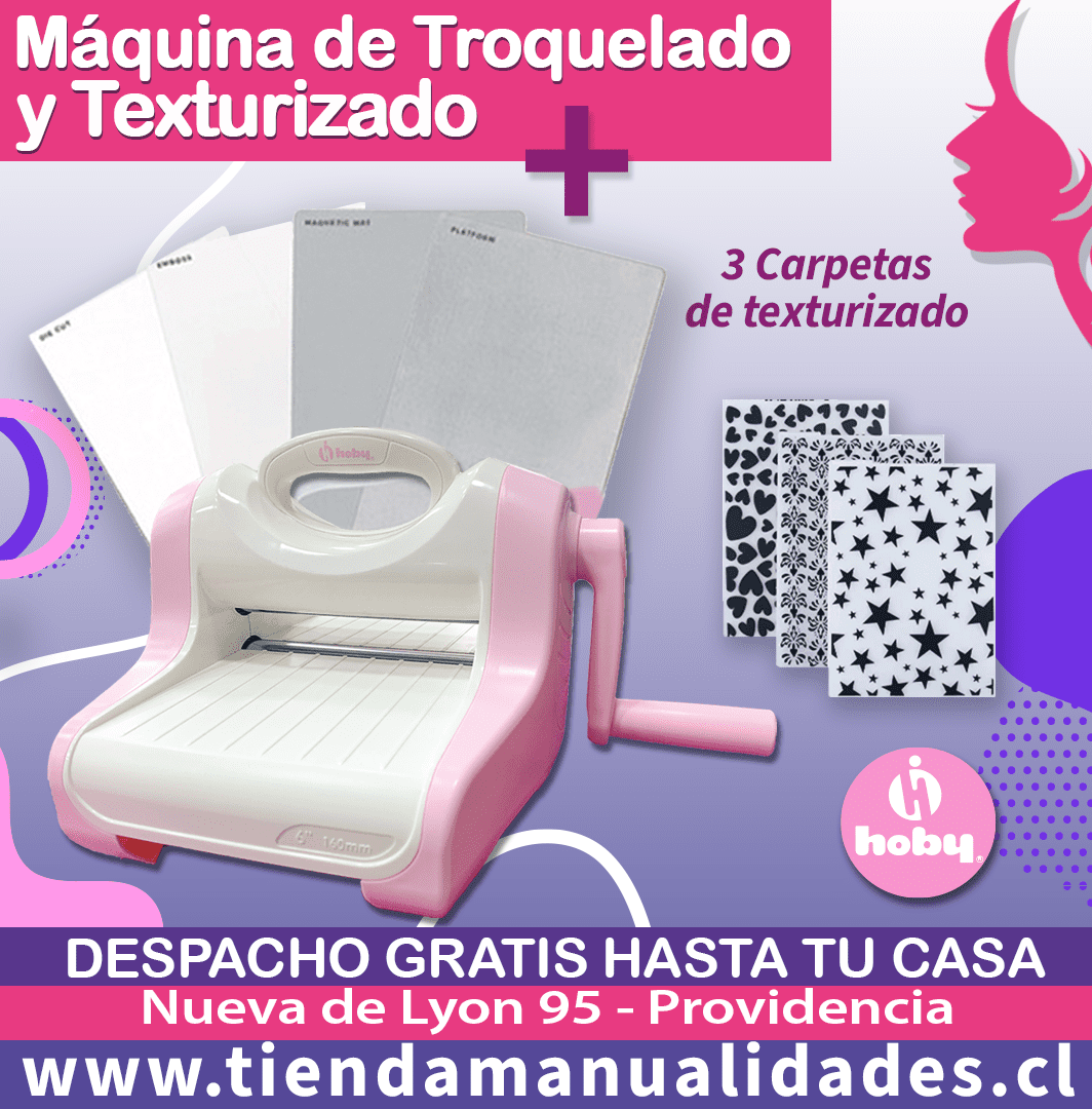 MTT-03 Troqueladora y Texturizadora HOBY + Set Texturizado - Envío Gratis - Entrega Inmediata
