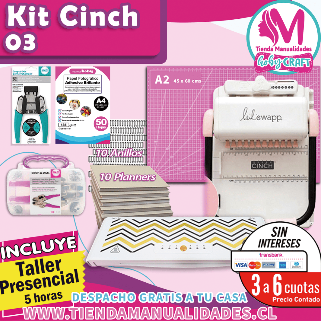 CH370 KIT CINCH CUADRADA + TALLER PRESENCIAL
