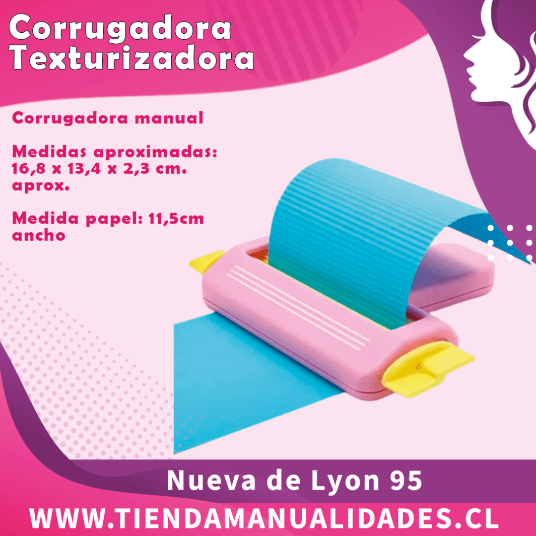 CORRUGADORA / TEXTURIZADORA MANUAL - ENTREGA INMEDIATA