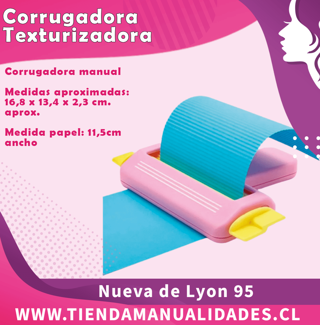 CORRUGADORA / TEXTURIZADORA MANUAL - ENTREGA INMEDIATA