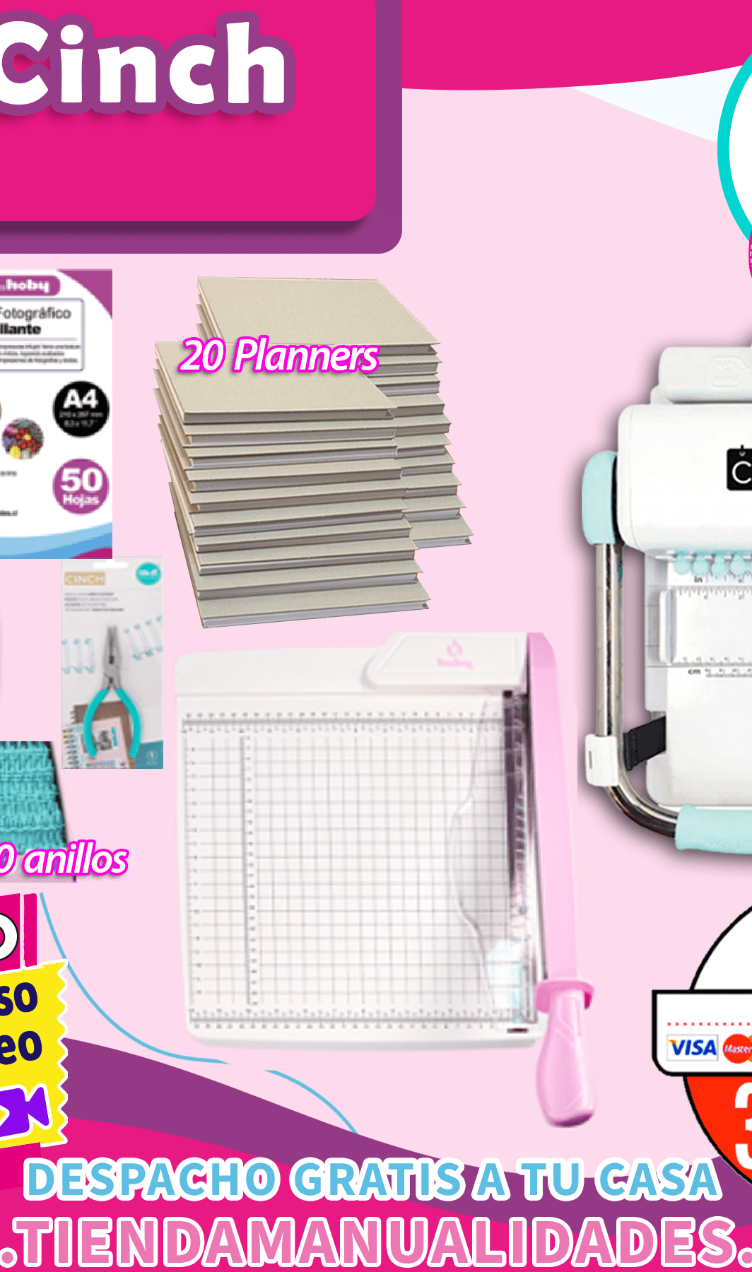 CH325 KIT CINCH REDONDA + CURSO PRESENCIAL + VIDEO
