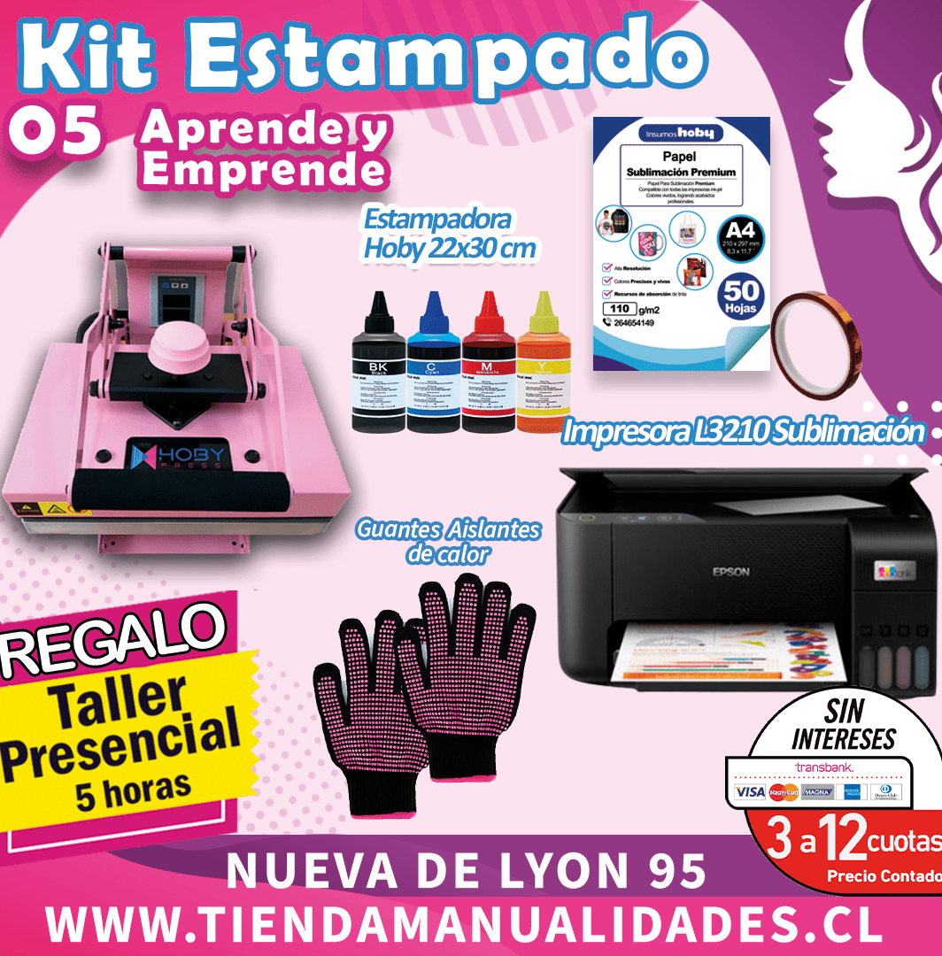 ES230 Kit Sublimación y Estampado-05 - Entrega Inmediata