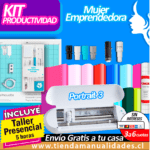 00AP-300 Kit Silhouette Portrait 3 +TALLER Productividad Presencial - Entrega Inmediata