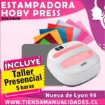 ES125 ESTAMPADORA PLANA HOBY PRESS 24 X 24 CM  + TALLER - Entrega Inmediata