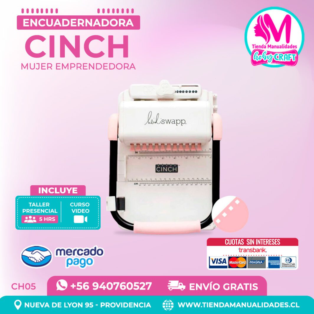 CH05 Cinch Rosada + Curso Video – Envío Gratis – Entrega Inmediata