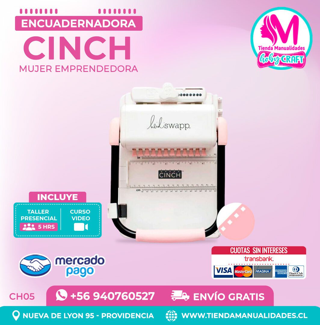 CH05 Cinch Rosada + Curso Video – Envío Gratis – Entrega Inmediata