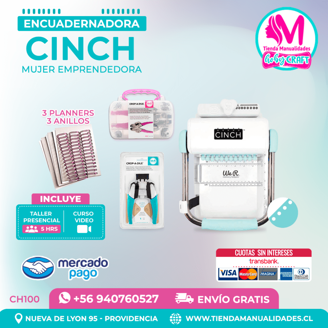 CH100 Cinch verde + Curso Video – Envío Gratis – Entrega Inmediata