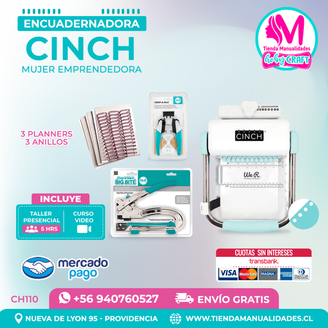 CH110 Cinch verde + Curso Video – Envío Gratis – Entrega Inmediata