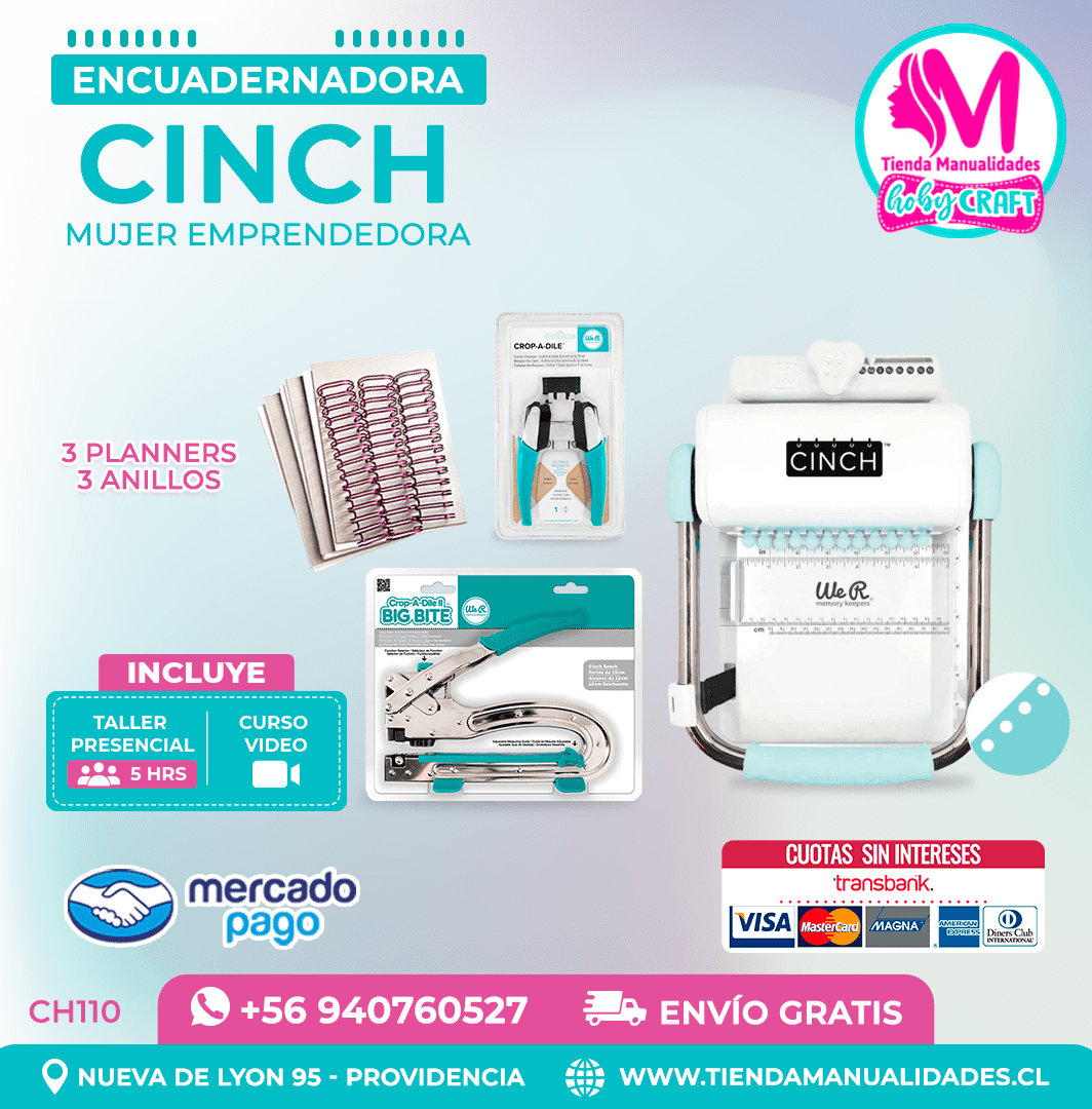 CH110 Cinch verde + Curso Video – Envío Gratis – Entrega Inmediata