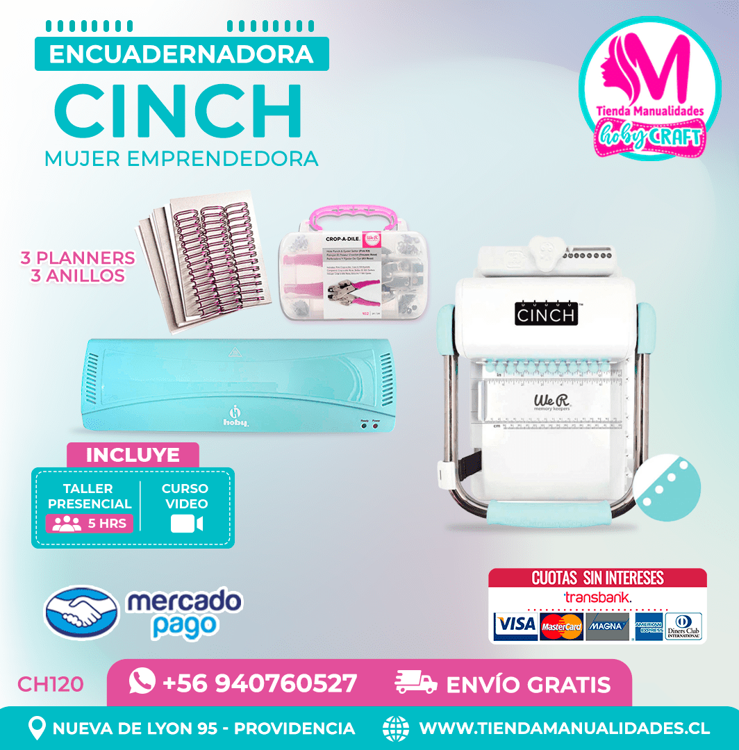 CH120 Cinch verde + Curso Video – Envío Gratis – Entrega Inmediata