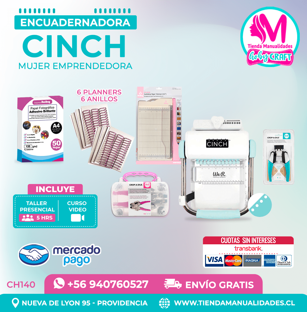 CH140 Cinch verde + Curso Video – Envío Gratis – Entrega Inmediata