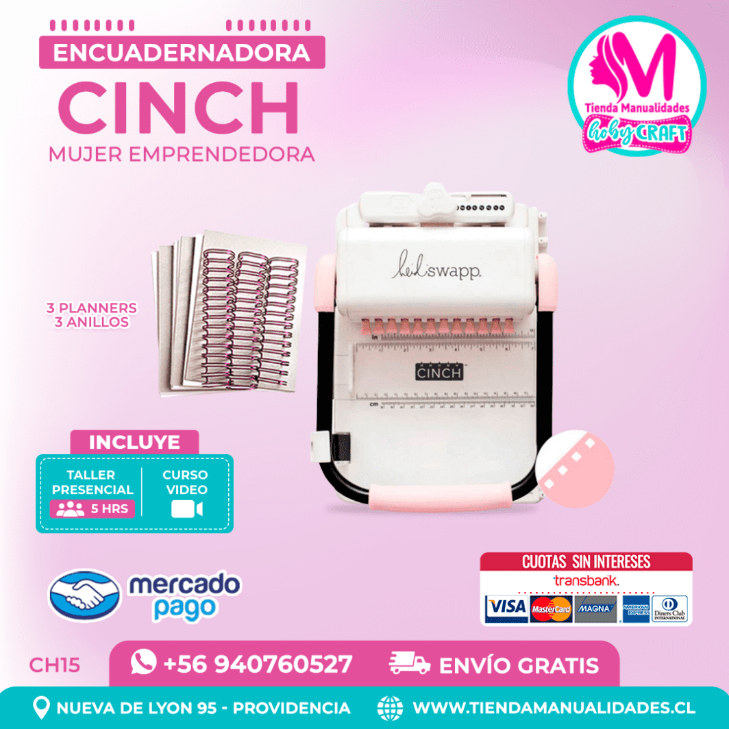 CH15 Cinch Rosada + Curso Video – Envío Gratis – Entrega Inmediata