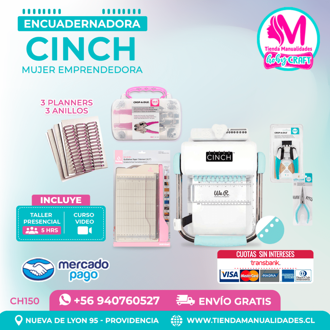 CH150 Cinch verde + Curso Video – Envío Gratis – Entrega Inmediata