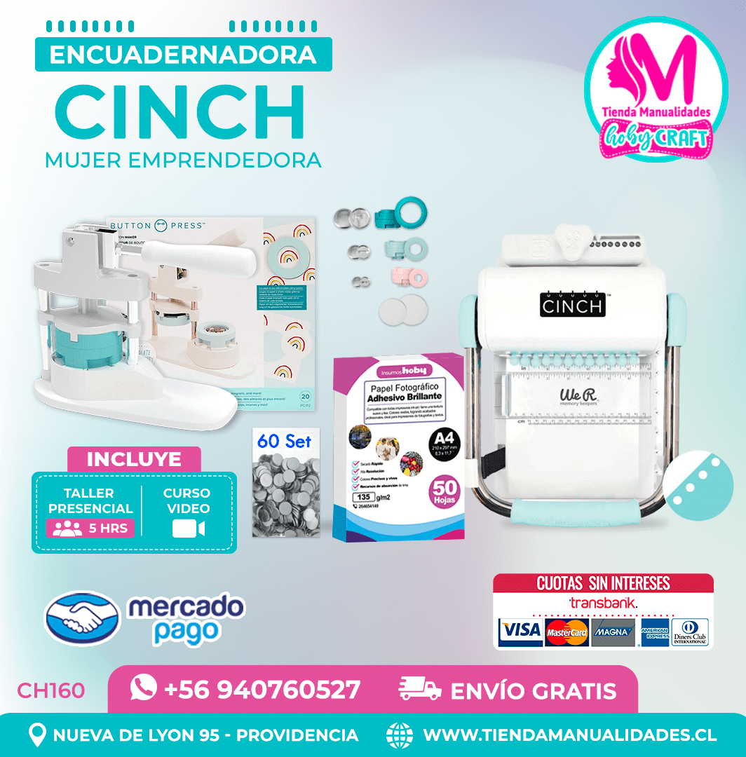 CH160 Cinch verde + Curso Video – Envío Gratis – Entrega Inmediata