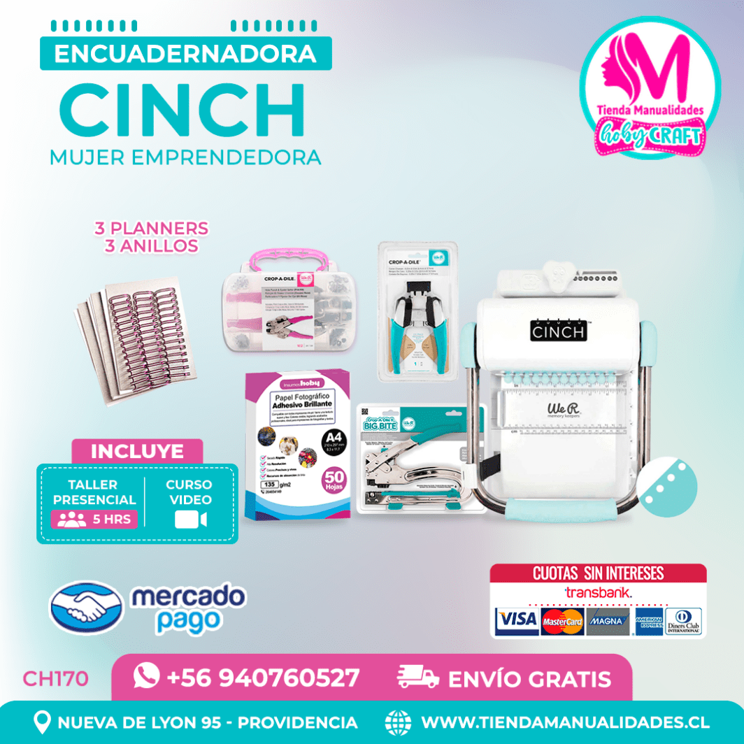 CH170 Cinch verde + Curso Video – Envío Gratis – Entrega Inmediata