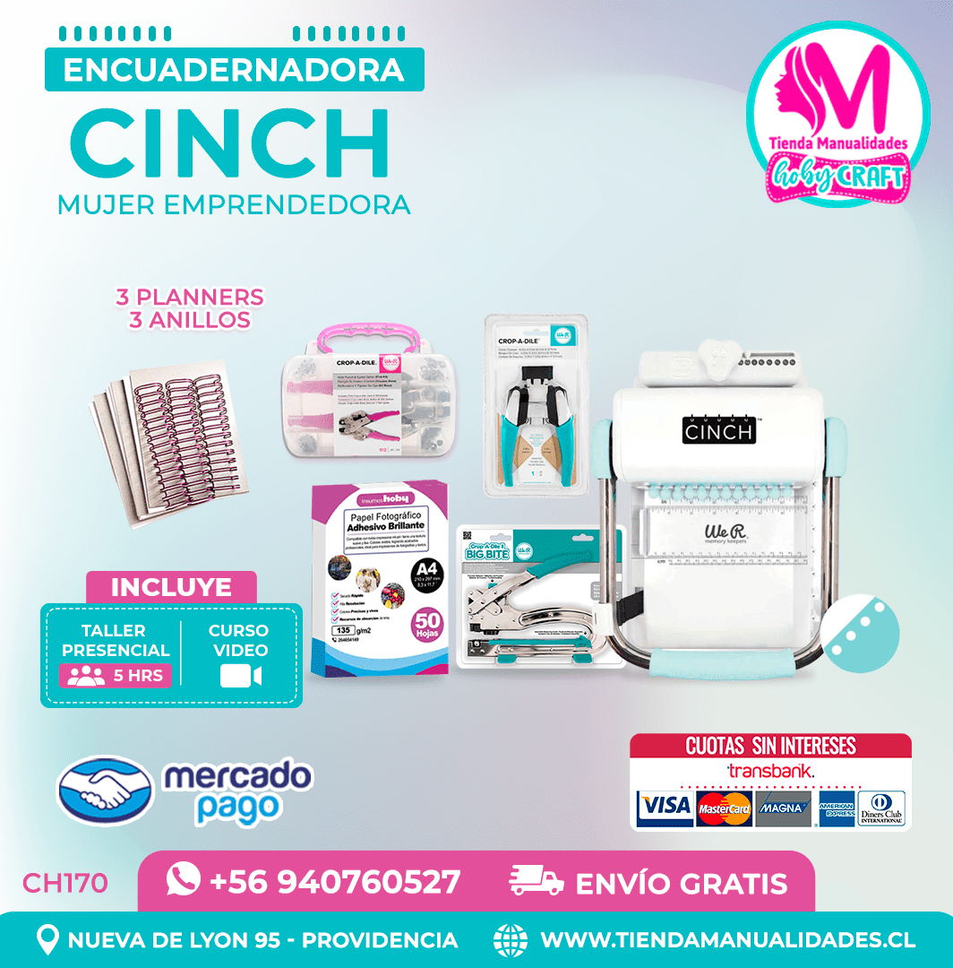 CH170 Cinch verde + Curso Video – Envío Gratis – Entrega Inmediata