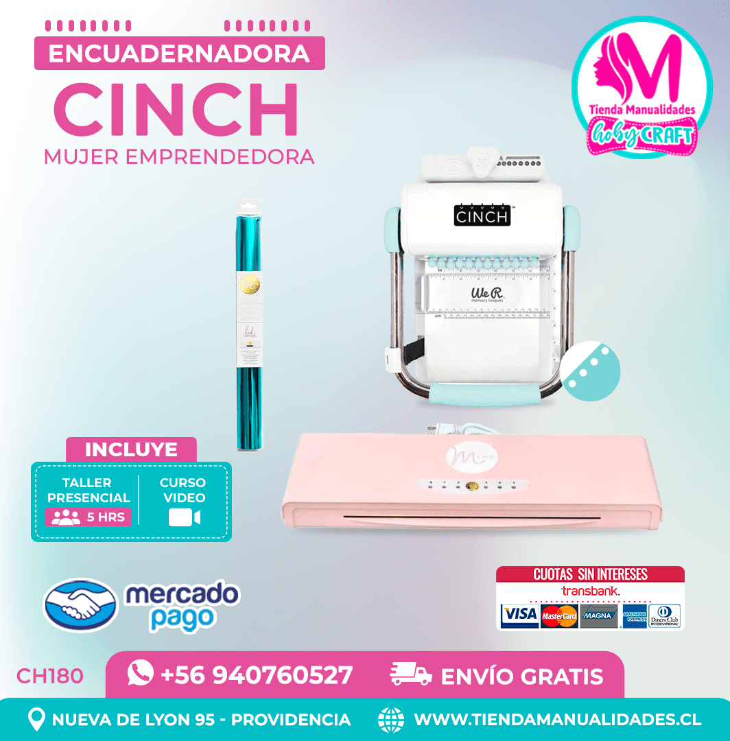 CH180 Cinch verde + Curso Video – Envío Gratis – Entrega Inmediata