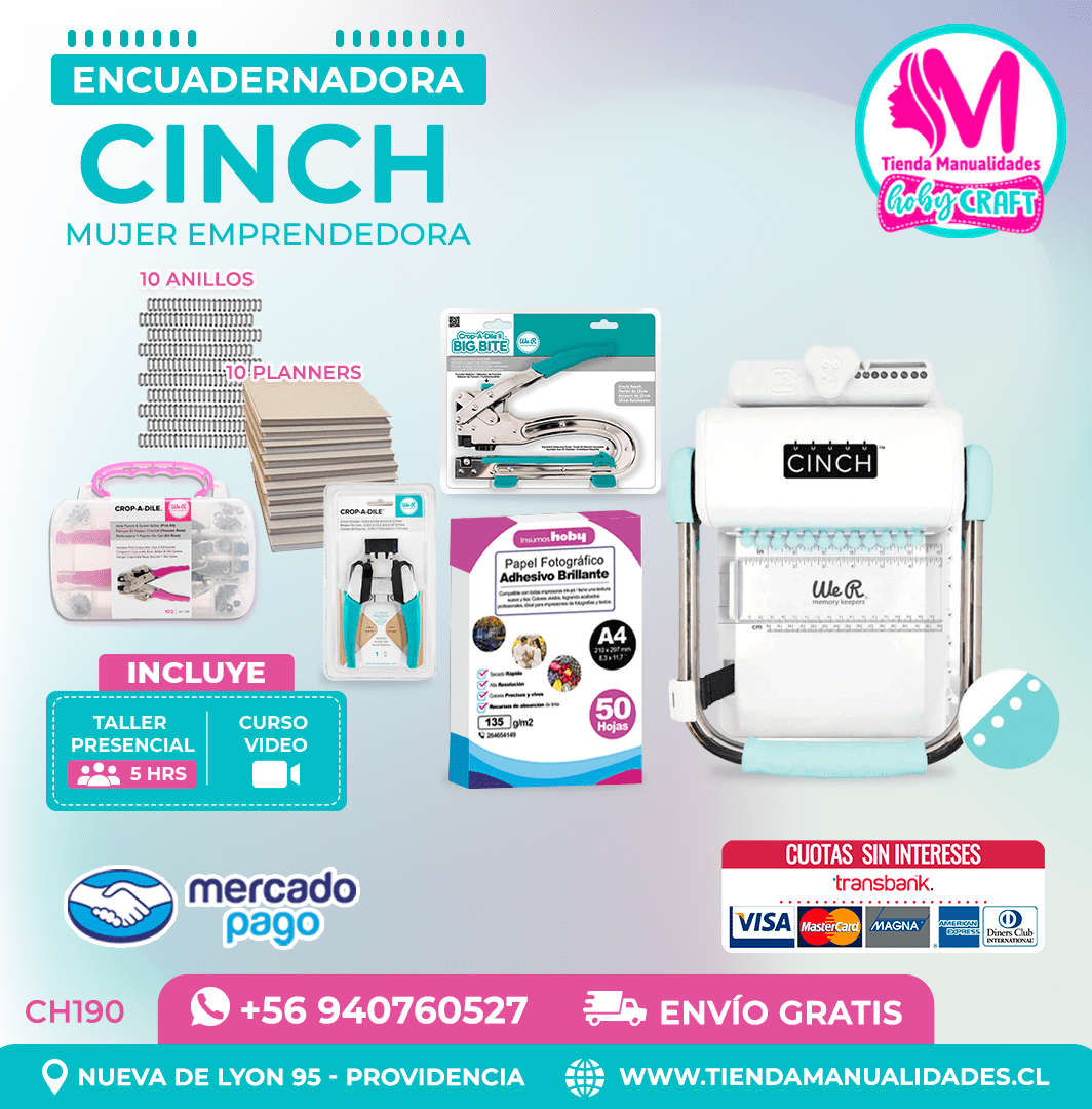CH190 Cinch verde + Curso Video – Envío Gratis – Entrega Inmediata