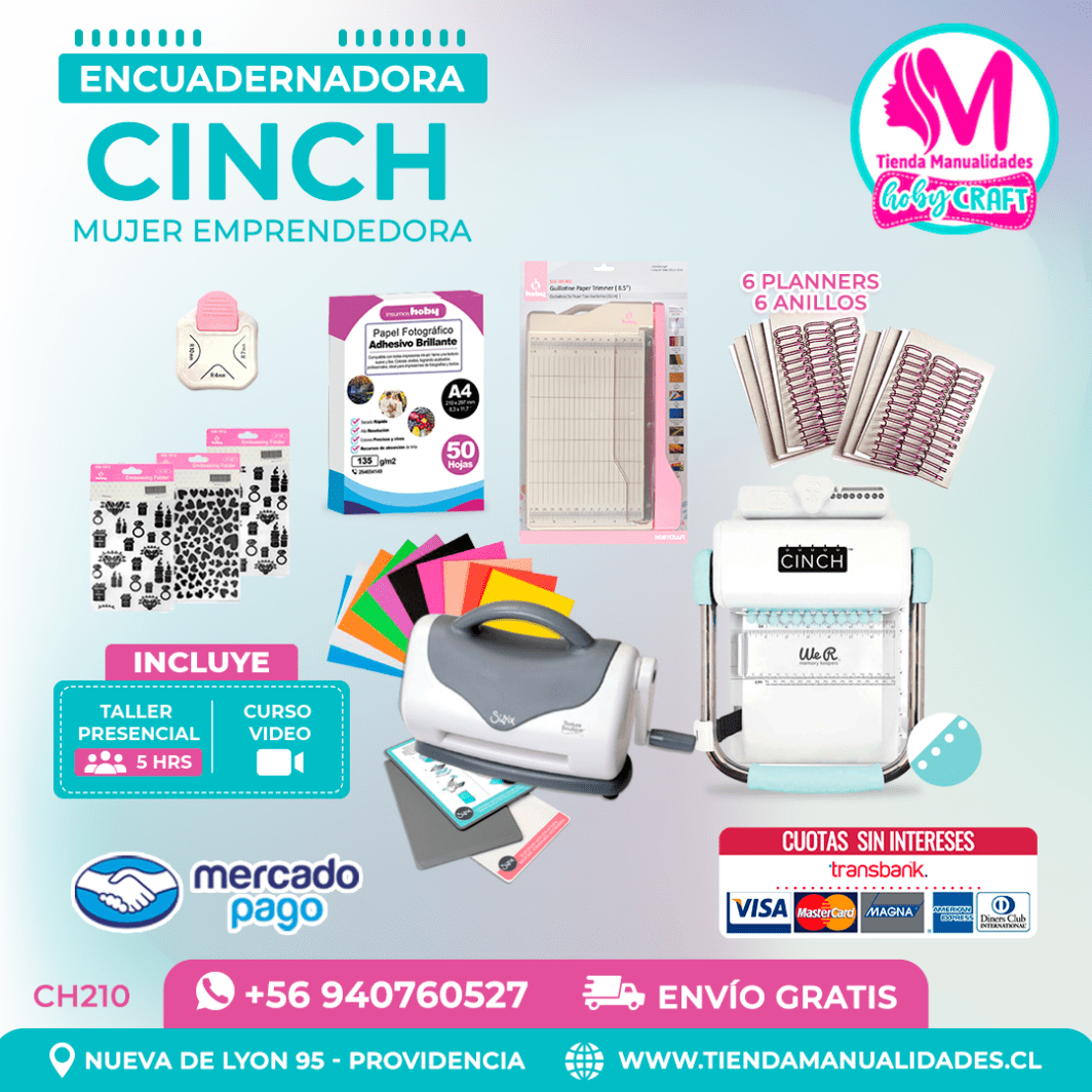 CH210 Cinch verde + Curso Video – Envío Gratis – Entrega Inmediata
