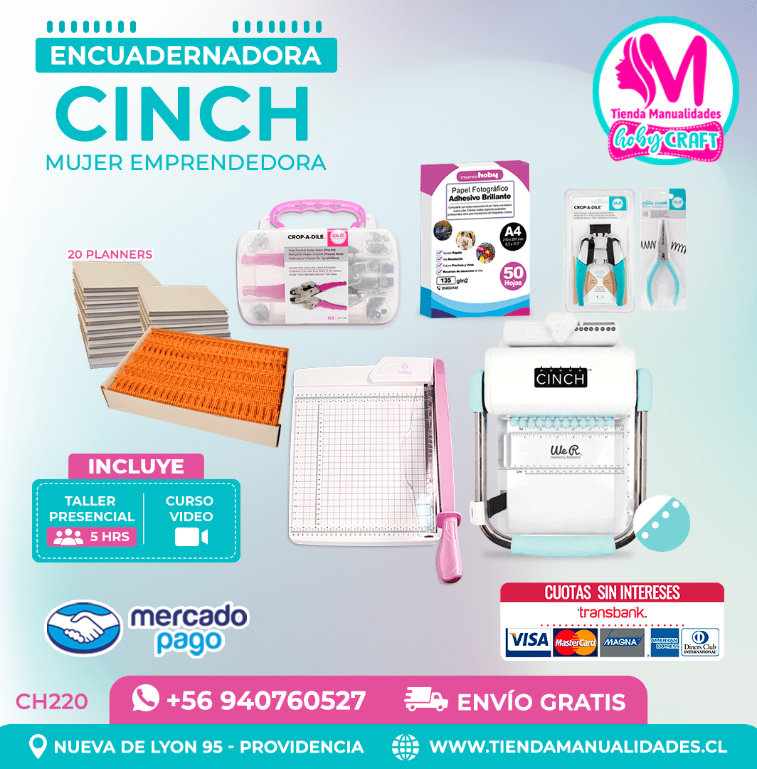 CH220 Cinch verde + Curso Video – Envío Gratis – Entrega Inmediata