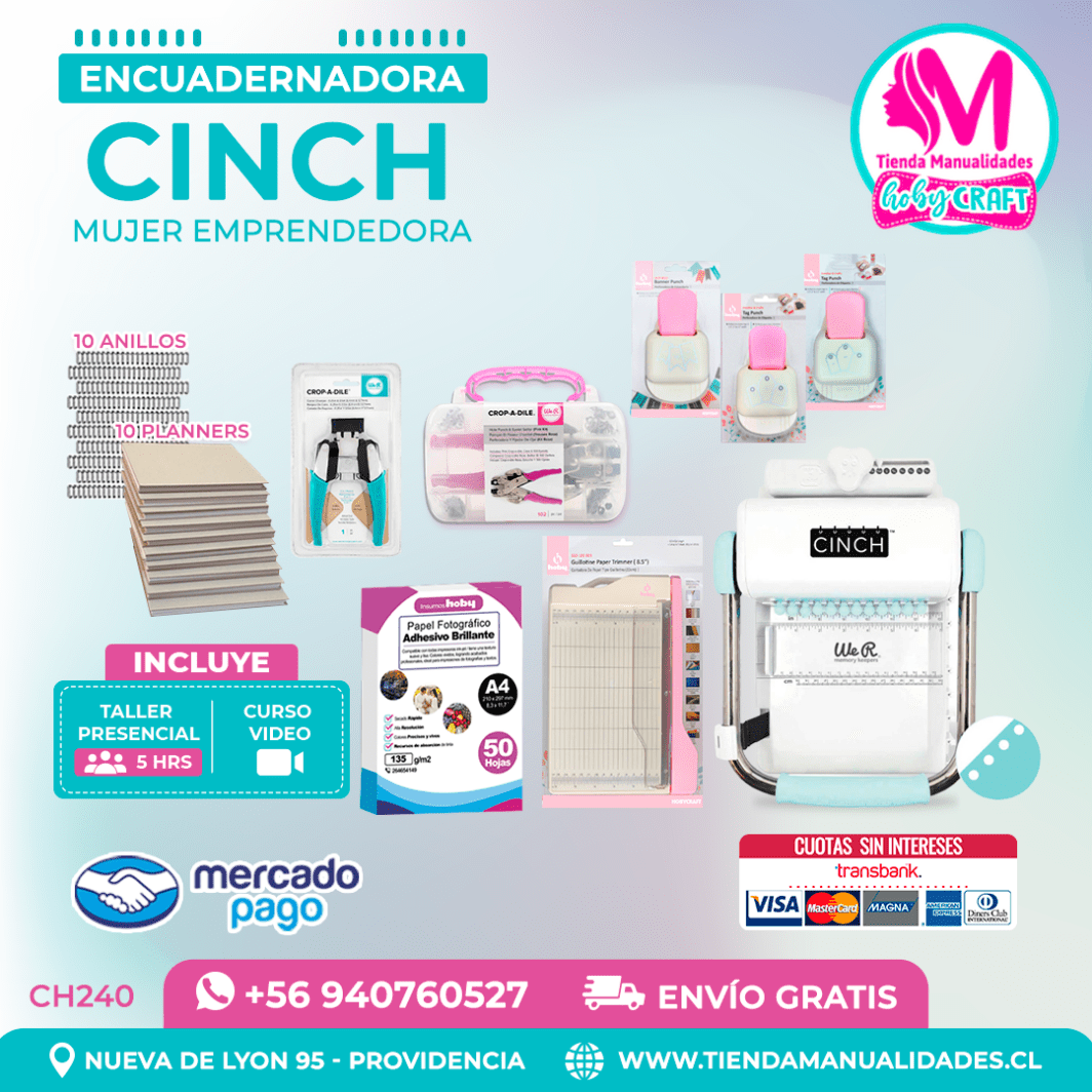 CH240 Cinch verde + Curso Video – Envío Gratis – Entrega Inmediata