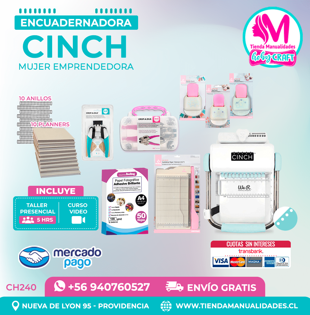 CH240 Cinch verde + Curso Video – Envío Gratis – Entrega Inmediata