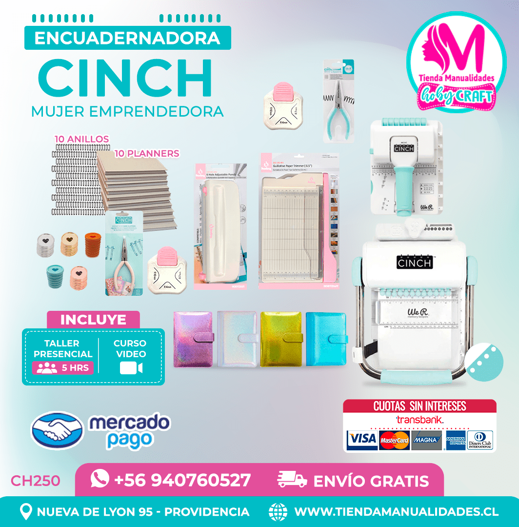 CH250 Cinch verde + Curso Video – Envío Gratis – Entrega Inmediata