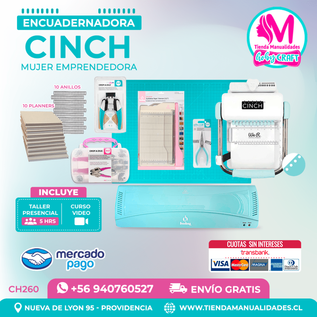 CH260 Cinch verde + Curso Video – Envío Gratis – Entrega Inmediata