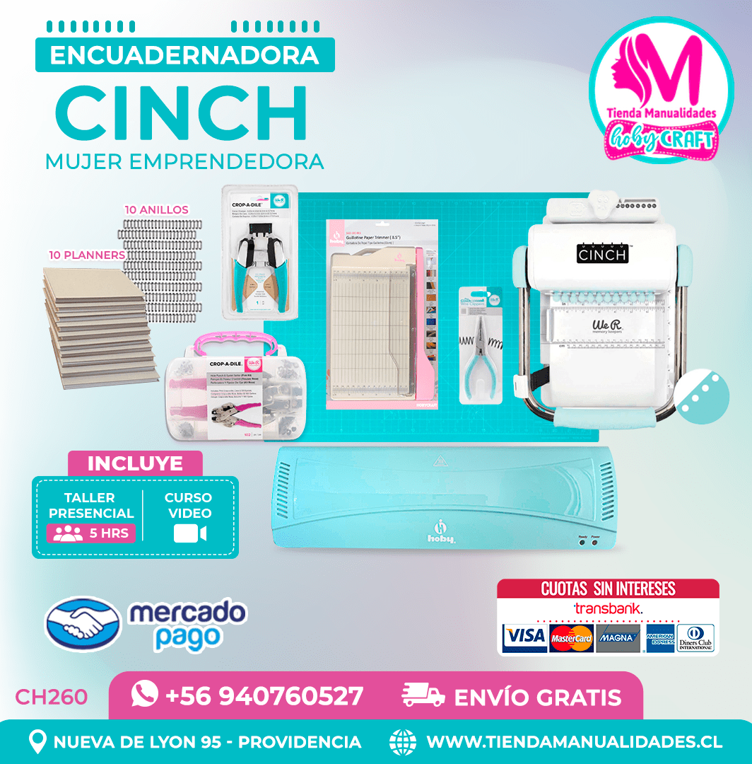 CH260 Cinch verde + Curso Video – Envío Gratis – Entrega Inmediata
