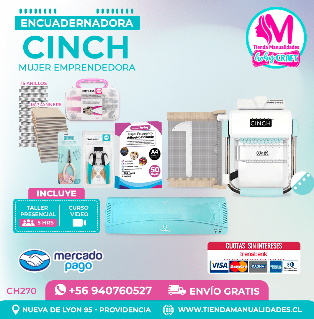CH270 Cinch verde + Curso Video – Envío Gratis – Entrega Inmediata