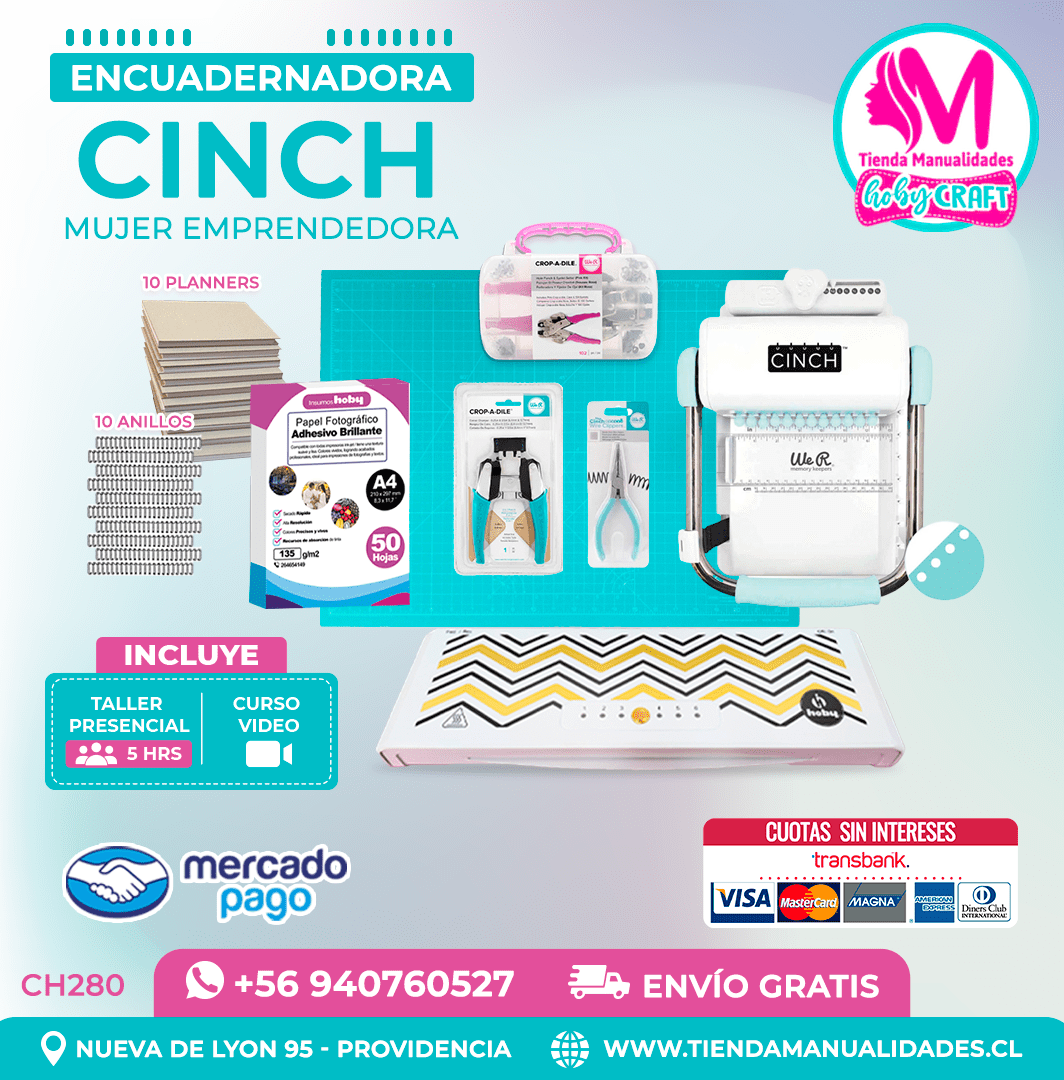 CH280 Cinch verde + Curso Video – Envío Gratis – Entrega Inmediata