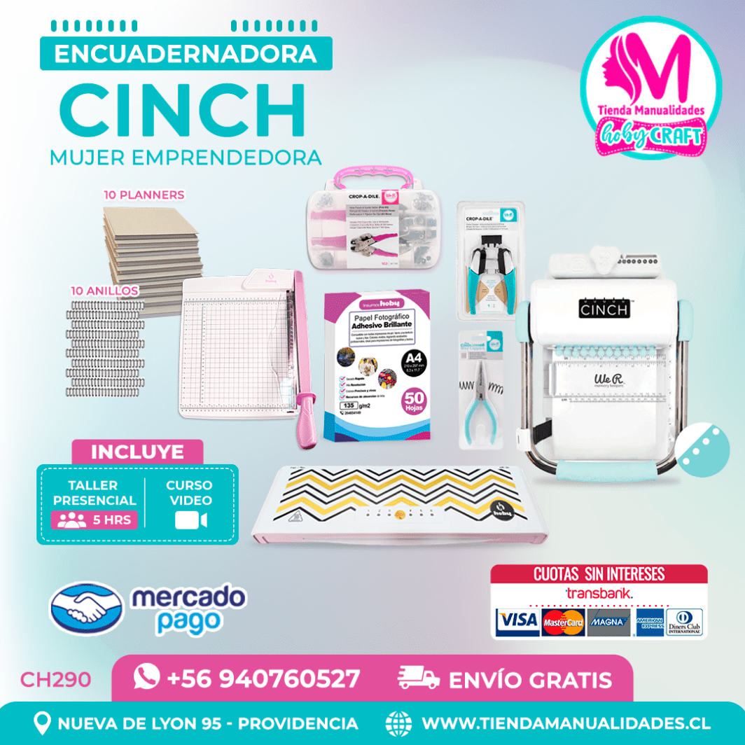CH290 Cinch verde + Curso Video – Envío Gratis – Entrega Inmediata