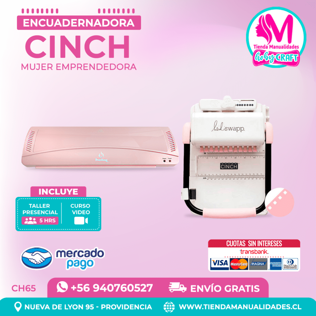 CH65 Cinch Rosada + Curso Video – Envío Gratis – Entrega Inmediata