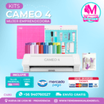 C480 Plotter Silhouette Cameo 4 + Taller presencial – Envío gratis – Entrega inmediata