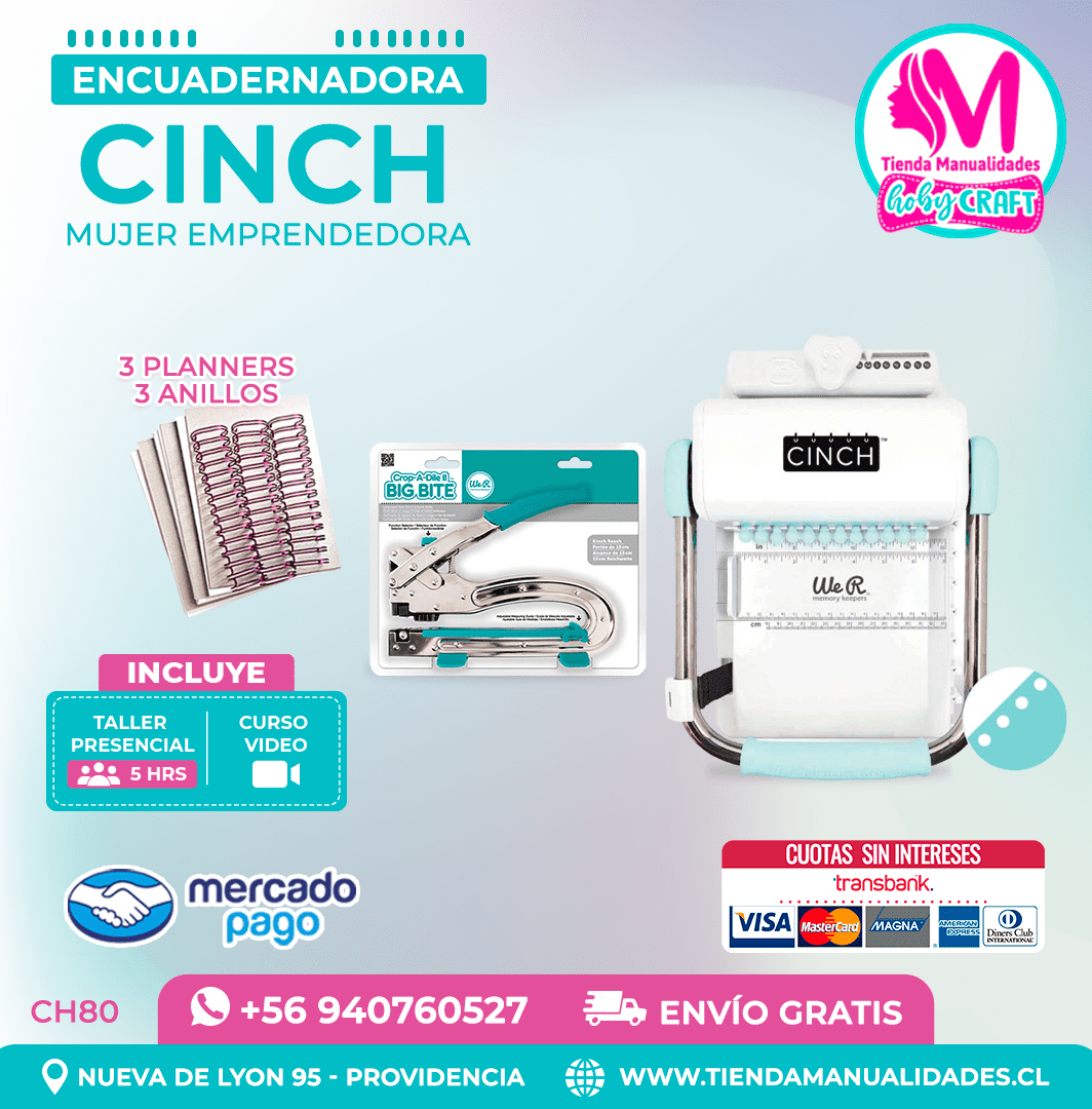 CH80 Cinch verde + Curso Video – Envío Gratis – Entrega Inmediata