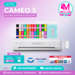 C520 Kit Silhouette Cameo 5 blanca + Taller presencial + Envío gratis – Entrega inmediata