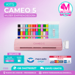 C525 Kit Silhouette Cameo 5 rosada + Taller presencial + Envío gratis – Entrega inmediata