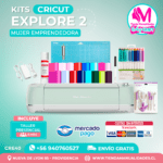 CRE40 Plotter Cricut Explore Air2 – Taller presencial – Envío gratis – Entrega inmediata